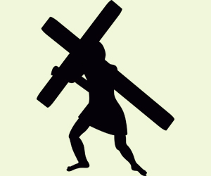 jesus porte sa croix